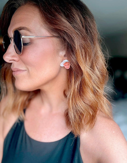 Face Stud Earrings